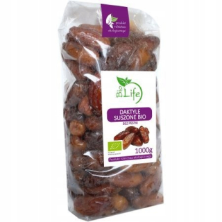 Sušené ovocie - BIO ŽIVOT DAKTYLS EKOLOGICKÉ VYKONANÉ VRUKOVANÉ 1KG