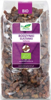 Sušené ovocie - Bio Planet Delicious Raisins Sultans Bio - 1000g