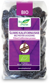 Sušené ovocie - Bio Planet Slivky Kalifornia bez semien 400 g
