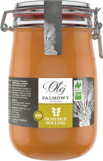 Bio palmový olej červená 1000 ml ekologické