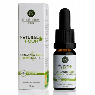 CBD - BIOBLOOM BIO Clough olej 4% CBD / CBDA 400mg 10ml
