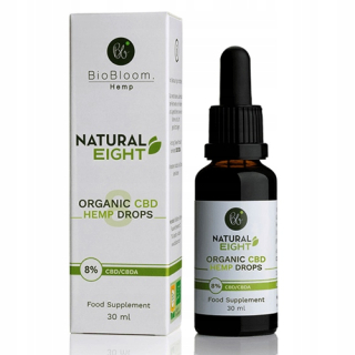 CBD - BIOBLOOM bio konopný olej 8% CBD / A 2400 mg 30ml