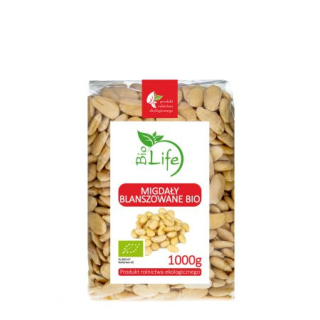 Orechy - Biolife ALMONDS BLANCHED 1KG BIO ECO