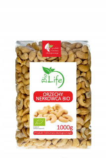 Orechy - Kešu BioLife, celé 1 kg BIO