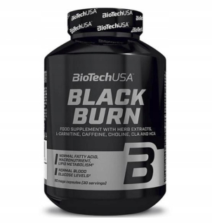 Spaľovač tuku - BioTech Black Burn 90 kapsúl FAT BURNER + BON
