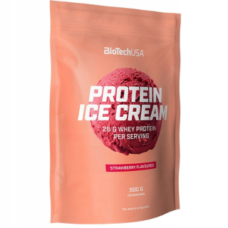 Proteín -  Biotech USA Protein Ice Cream 500g jahody