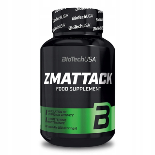 Testosterón - Biotech ZMATTACK - 60 kapsúl.