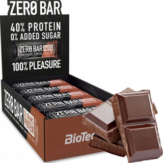 Nulová tyčinka BioTech 500g 10x50 tyčiniek ČOKOLÁDA