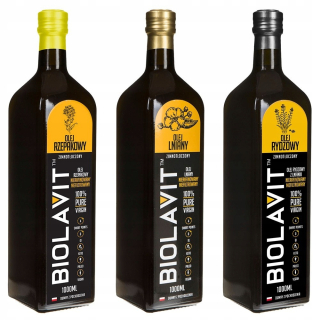 BioLavitový olejový set 3 x 1000 ml