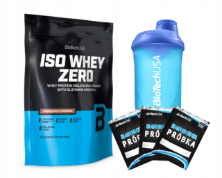Proteín -  Biotech ISO WHEY ZERO 500g + BEZPEČNÝ IZOLÁT PROTEÍNOV!