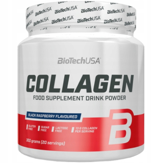 Ochrana kĺbov -  Biotech USA Collagen 300g Zdravá koža + ZADARMO