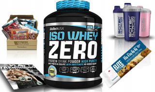 Proteín - Biotech USA Iso Whey ZERO 2270 g + 9 grátis biela Jun