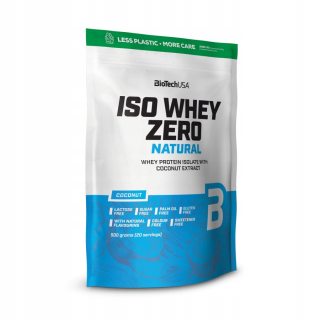 Proteín - Biotech USA ISO Srvátka Zero Natural 500g s kokosom