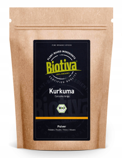 Biotiva Kurkuma Organický prášok 1000 g