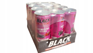 Čierny divoký jahodový energetický nápoj 12 x 250ml