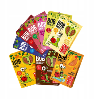 Bob Snail Snail Bob 60g - MIX 9 príchutí x 1 ks.