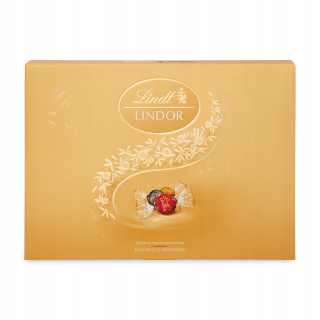 Box Lindt Lindor Rozmanitý 250g mix Pralin