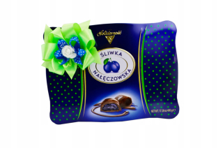 Solidárna čokoládová krabička Śliwka Nałęczowska 490g