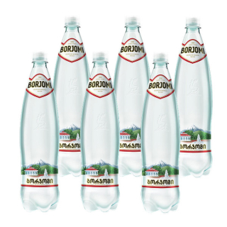 Borjomi Prírodná PET minerálna voda 1l 6 ks.