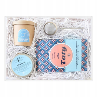Box pre DAD TEA SET + CHOCOLATE INFUSER