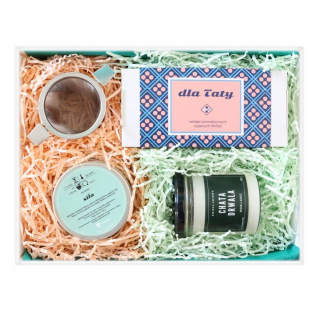 Box pre Dad Tea Set + Infuser a Sviečka