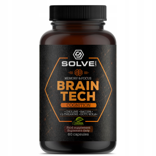 Brain Tech 60 nootropická KONCENTRÁCIA PAMÄTI