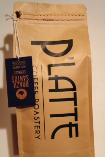 Zrnková káva -  Brazília Santos Cerrado-1KG. P`lattete kávovar