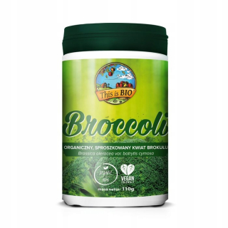 Brokolický prášok 110g Toto je bio zdroj vitamínov
