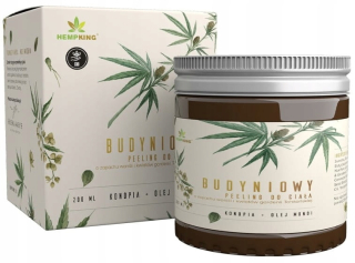 CBD - Spojka konope peeling s CBD 200 ml Hemp kráľa