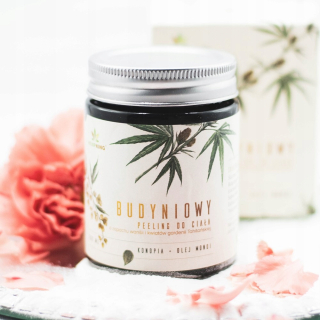 CBD - Spojka konope peeling s CBD pre telo 200ml