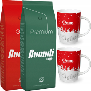 Zrnková káva -  Buondi Gold Premium Coffee Beans 1 + 1KG + ZADARMO