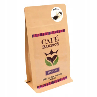 Káva mletá - Cafe Barrios Špeciálne, ochutené vanilka 250g