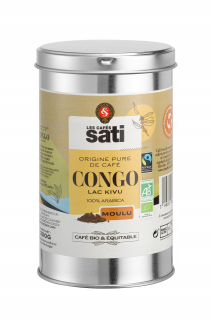 Káva mletá -  Cafe Sati Kongo Lac Kivu Mincia Mancie môže 250g