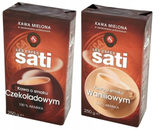 Káva mletá - Cafe Sati Chocolate Coffee Vanilla Mielona 250