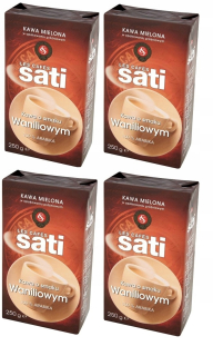 Káva mletá -  Cafe Sati Vanilla Káva Mleté Arabica 250g 1kg