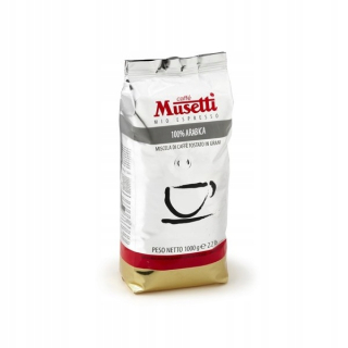 Zrnková káva -  Caffe Musit Coffee Beans 100% Arabica, 1kg