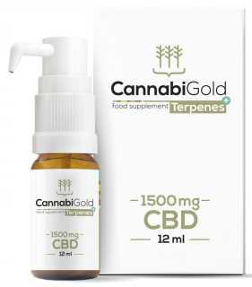 CBD - CANNABIGOLD CBD 1500mg TERPENSE OIL 12ml