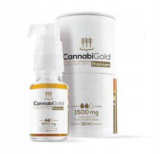 CBD - CANNABIGOLD OLEJEK CBD 1500mg Premium 12 ml Promo