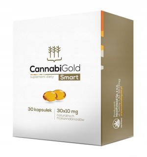 CBD - Cannabigold chytrého CBD konopného oleja v cap. 10 mg!