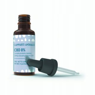 CBD - Konope zvierat pre zvieratá 30ml oleja CBD 8%