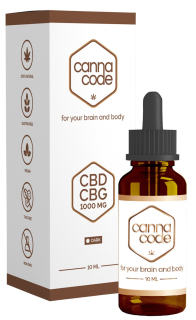 CBD - Cannacode CBD konopného oleja 5% + 5% CBG