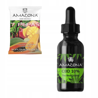 CBD - CBD 10% Konopný olej 10ml 1000mg Amazon + ZADARMO