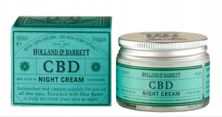 CBD - CBD Nutrition nočný krém 50ml Holland & Barrett