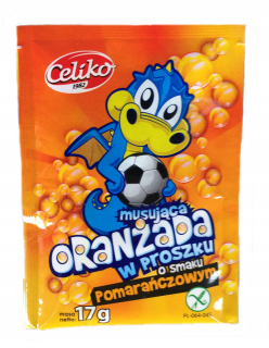 CELIKO Oranžový prášok ORANŽOVÁ 40 x 17g