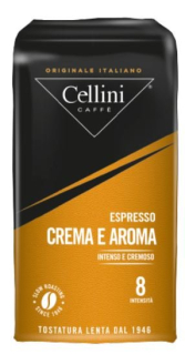 Káva mletá - CELLINI talianska mletá káva Crema E Aroma 250g