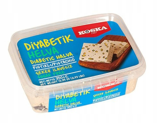 Halva bez cukru Diyabetik Pistachio 350g Turecké