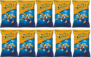 Cheetos špirály cheesy syr kečup 10x80g