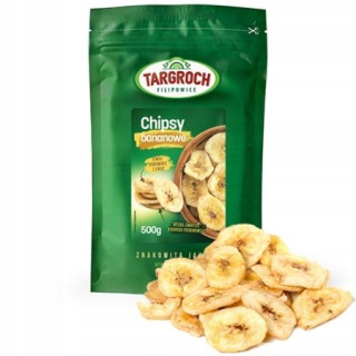 Sušené ovocie - Banánske čipy 1000g Targroch Zdravé Snack