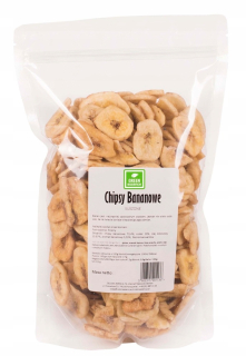 Sušené ovocie - Sušené banánové čipy 1 kg - sušené banány