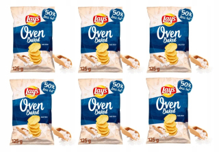 Chips leží pečená rúra na pečenie 6x125g